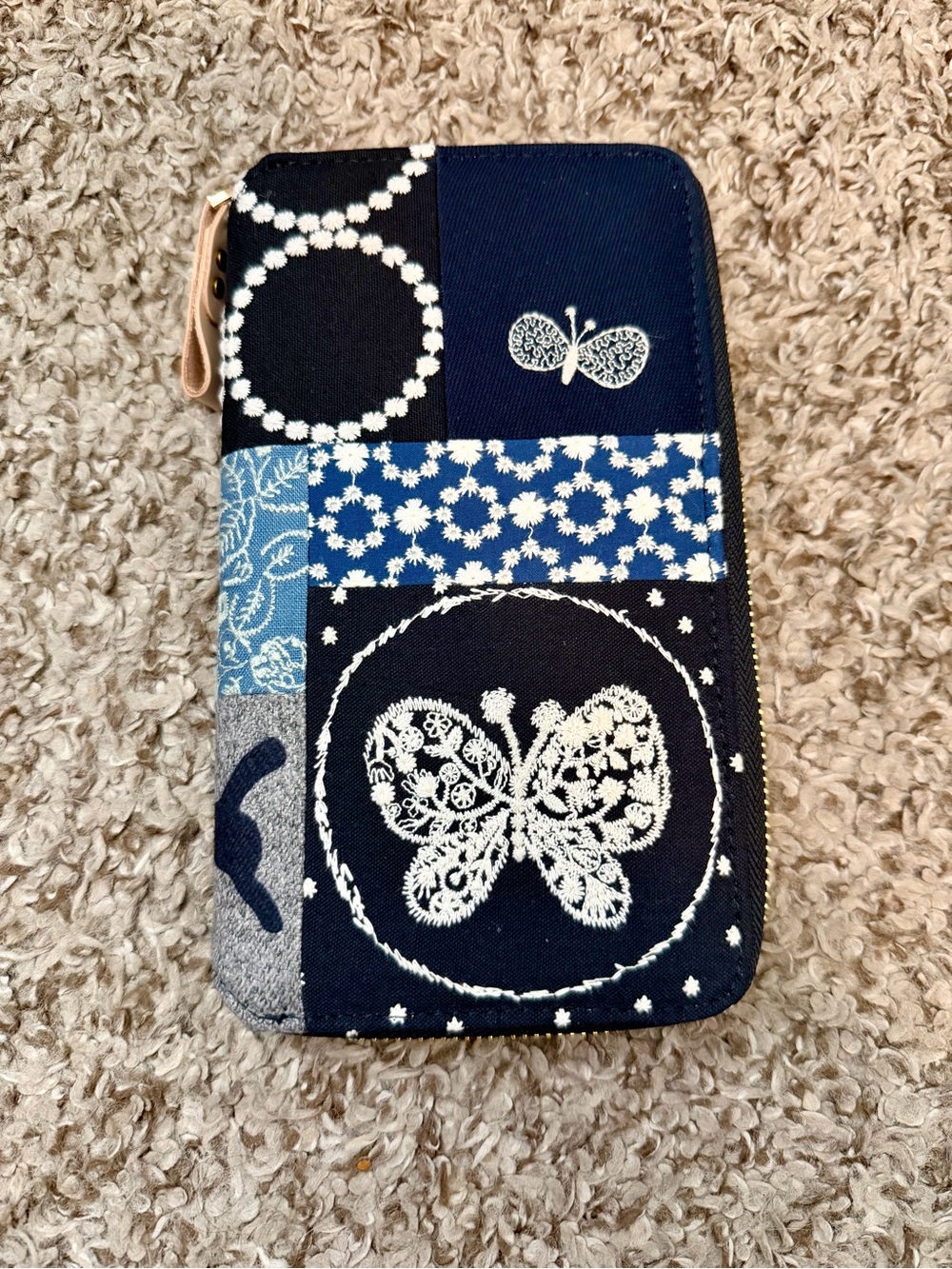 NEW Hobonichi Weeks Zipper Planner Case - Butterfly Patchwork by SakuraHandcraft